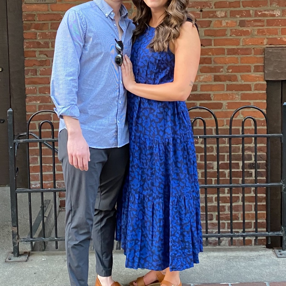 a new day Blue Midi Dress
